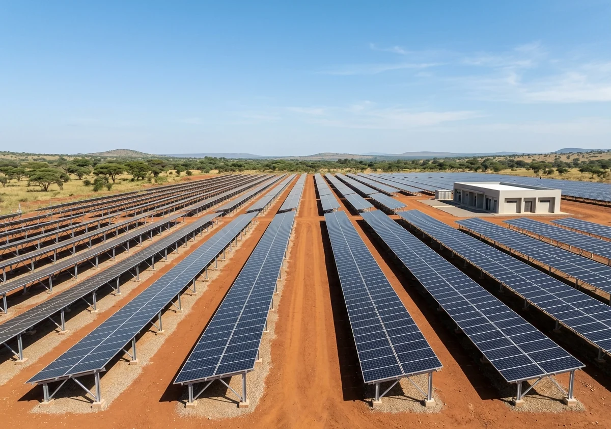 Solar energy for mining sites